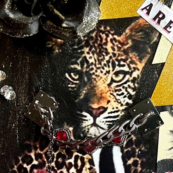 Proverbs 31 & Pearls, Diamonds Leopard Pop Out Collage Art - Picture 4 of 17